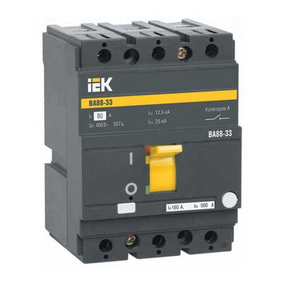 Автоматический выключатель IEK ВА 88-33 3 125A 35kA (SVA20-3-0125) SVA2030125 фото