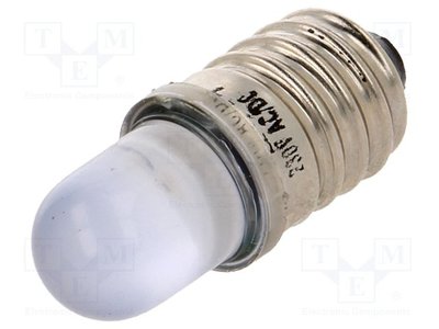 Панельный индикатор (лампочка) POLAM-ELTA LB E10 Голубой LB-230V-AC-E10 фото