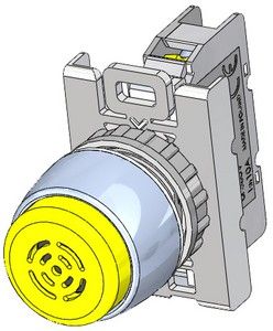 Звукова індикація 22мм 12DC (с съемный контактом) кільце захисне Spamel SP22-SDU-12DC/. SP22-SDU-12DC фото