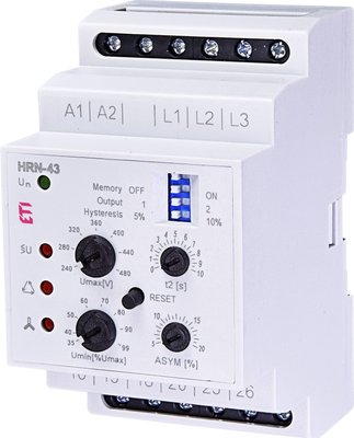 Реле контролю напруги ETI HRN-43 230V (2×16А) без нейтрали 2471405 2471405 фото