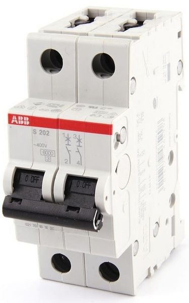 Автоматичний вимикач (Автомат) ABB S202-B25 тип B 25А ABB 2CDS252001R0255 фото