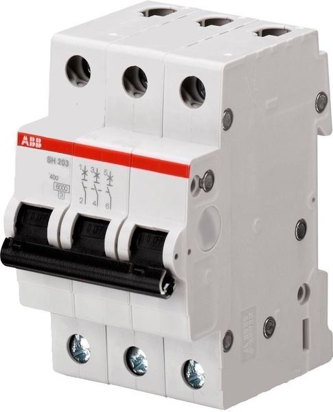 Автоматический выключатель ABB SH203-C16 тип C 16А ABB 2CDS213001R0164 фото
