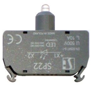 LED універсальний для монтажа на Дін-рейку Червона Spamel SP22-1408/P11 SP22-1408/P11 фото