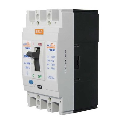 Автоматичний вимикач АСКО ВА-2004 FB250 3/160А ECOHome (ECO060010007) ECO060010007 фото