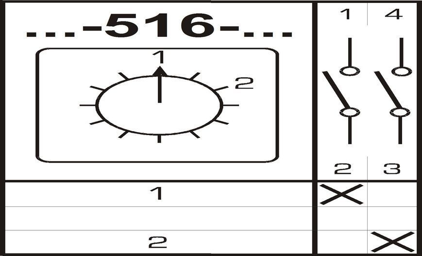 Переключатель кулачковый Apator 4G16-516UR114 Apator 4G16-516UR114 фото
