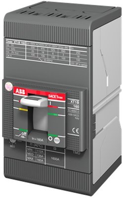 Автомат электрический Автоматсиловой на 160А ABB XT1C 160 TMD 160-1600 3p F ABB 1SDA067399R1 фото