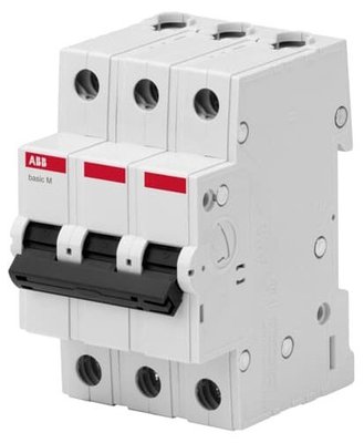 Автоматичний вимикач (Автомат) ABB BASIC M 3Р 20А 4,5kA ABB 2CDS643041R0204 фото