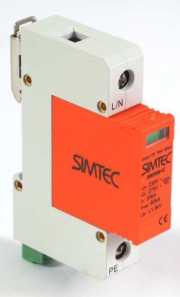 Розрядник перенпруг (УЗИП,ОПН)‎ Simet, SM30B+C\4-275 SM30B+C/1-275 фото