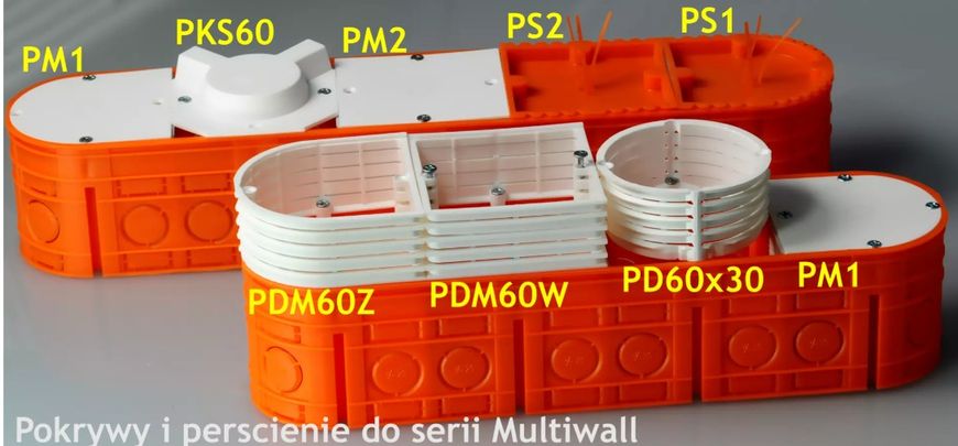 Кришка для монтажних коробок в гіпсокартон (Multiwall,Multibox2 боковая) Simet PM1 PM1 фото