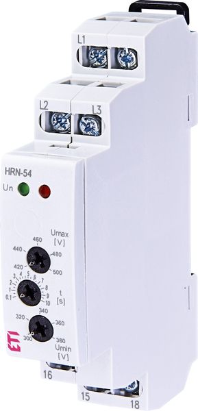Реле контроля напряжения и послед. фаз ETI HRN-54 3×400V AC (8А) без нейтрали 2471416 2471416 фото