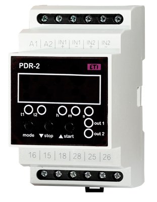 Програмоване цифрове реле ETI PDR-2/A 230V AC (2×16А) 2470092 2470092 фото
