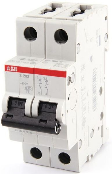 Автоматичний вимикач (Автомат) ABB S202-B50 тип B 50А ABB 2CDS252001R0505 фото