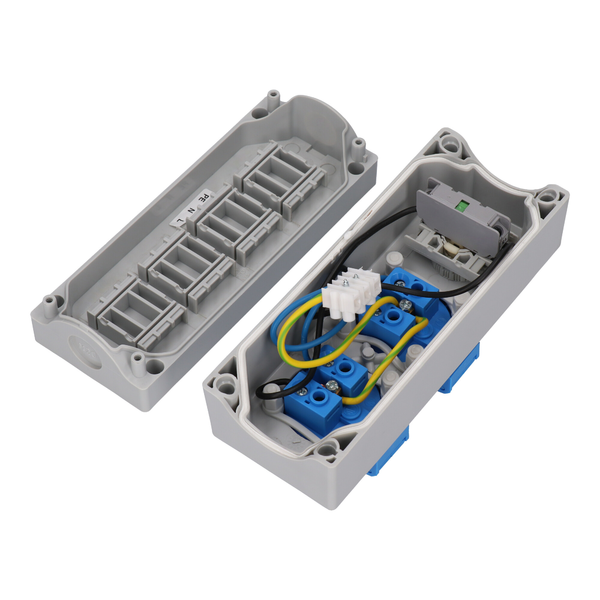 Пост управления с ключом и двумя розетками Shuko 230V Spamel SP22K4VZ16/01-1 SP22K4VZ16/01-1 фото