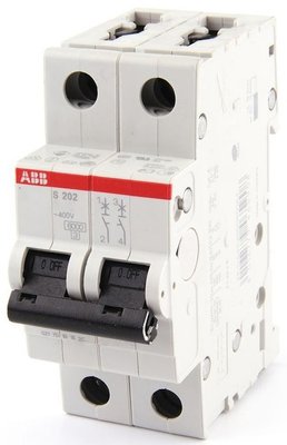Автоматичний вимикач (Автомат) ABB S202-C4 тип C 4А ABB 2CDS252001R0044 фото
