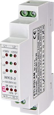 Реле контролю параметров сети ETI WKS-3 (6А) 2470300 2470300 фото