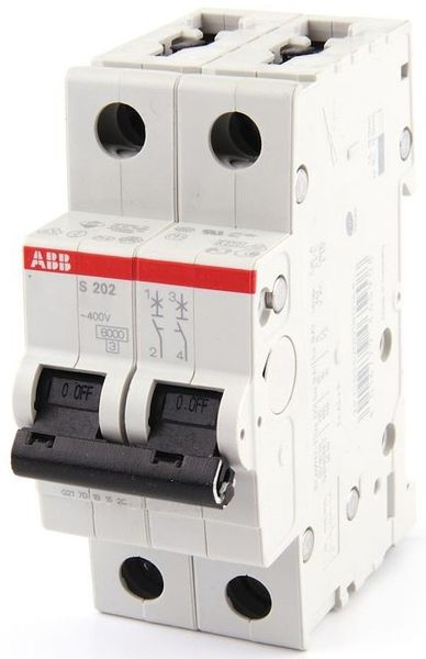 Автоматичний вимикач (Автомат) ABB S202-B63 тип B 63А ABB 2CDS252001R0635 фото