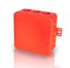 Розподільча коробка Simet N6 червона (85X85X39 MM) 650°C самозатух IP54 N6r фото 1