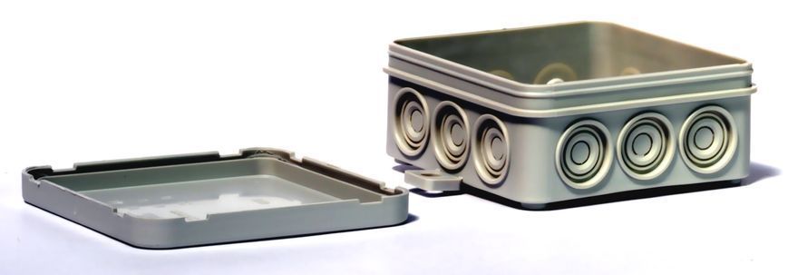 Розподільча коробка Simet N6 червона (85X85X39 MM) 650&deg;C самозатух IP54 N6r фото