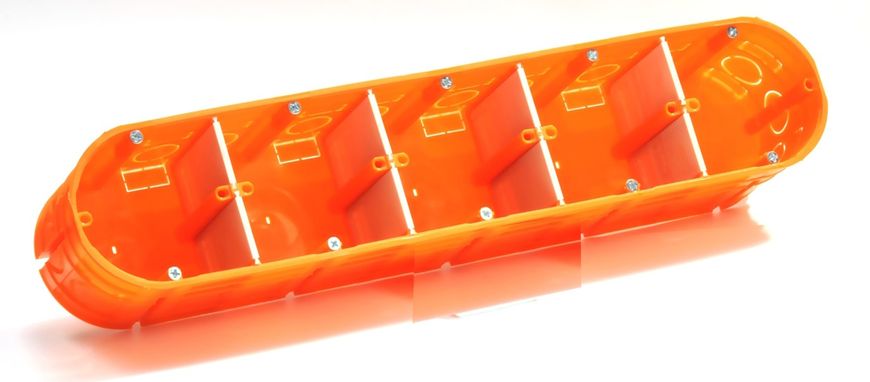 Коробка установочна чотирьохмісна Multiwall M5x60F Simet з гвинатами 650°С самозатух M5x60F фото