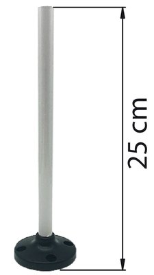 Алюмінієва різьбова стійка с пластиковою монтажнною основою сигнальної колони LT70\QS-3 LT70QS-3 фото