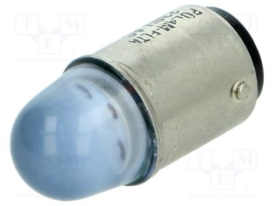 Панельный индикатор (лампочка) POLAM-ELTA LB BA15S Голубой LB-230V-AC-BA15S фото