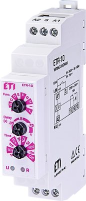 Багатофункціональне реле часу ETI ETR-10 AC/DC (16А) 2472200 2472200 фото