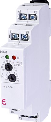 Реле контролю споживання струму ETI PRI-51/1, 0.1...1A (8А) 2471816 2471816 фото