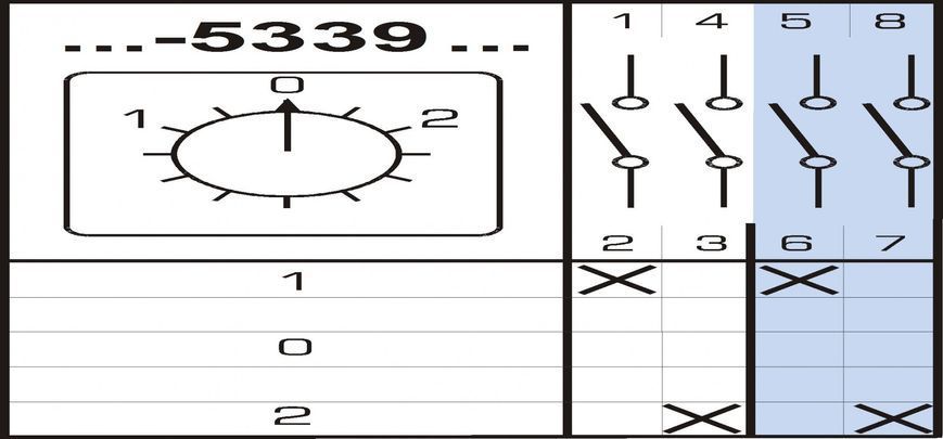 Перемикач кулачковий Apator 4G16-5339UR114 Apator 4G16-5339UR114 фото