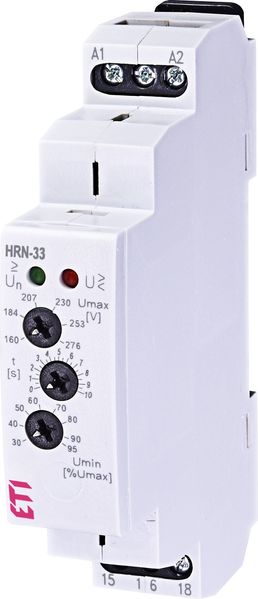Реле контроля напряжения ETI HRN-33 48-276V AC (16А) 2470015 2470015 фото