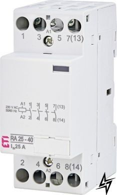 Контактор модульний на DIN-рейку RA 25-40 230V AC 2464094 ETI RA 25-40 230V AC 2464094 ETI фото