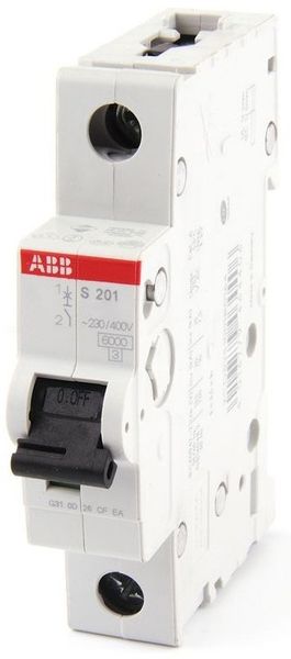 Автоматичний вимикач (Автомат) ABB S201-B10 тип B 10А ABB 2CDS251001R0105 фото