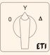 Перемикач зірка трикутник ETI 004773133 CS 25 12 U («O-Y-Δ» 25А) 004773133 фото 4