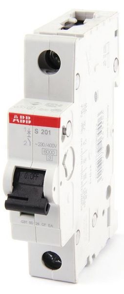 Автоматичний вимикач (Автомат) ABB S201-C25 тип C 25А ABB 2CDS251001R0254 фото