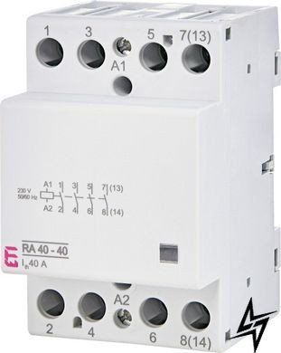 Контактор модульний на DIN-рейку RA 40-40 230V AC 2464095 ETI RA 40-40 230V AC 2464095 ETI фото