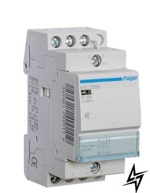 Модульный контактор ESC325S (25A, 3НО, 230В) Hager ESC325S (25A, 3НО, 230В) Hager фото