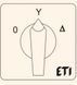Перемикач зірка трикутник ETI 004773134 CS 32 12 U (&laquo;O-Y-&Delta;&raquo; 32А) 04773134 фото 4