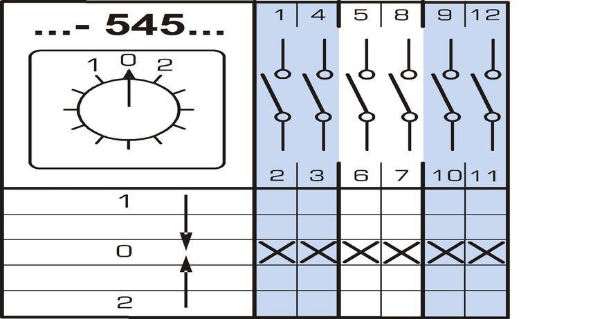 Перемикач кулачковий Apator 4G16-545UR114 Apator 4G16-545UR114 фото