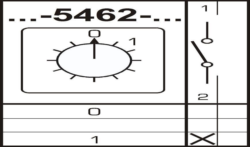 Переключатель кулачковый Apator 4G16-5462US1R114 Apator 4G16-5462US1R114 фото