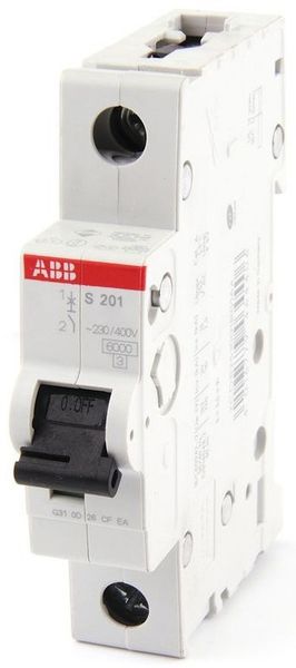 Автоматичний вимикач (Автомат) ABB S201-B63 тип B 63А ABB 2CDS251001R0635 фото