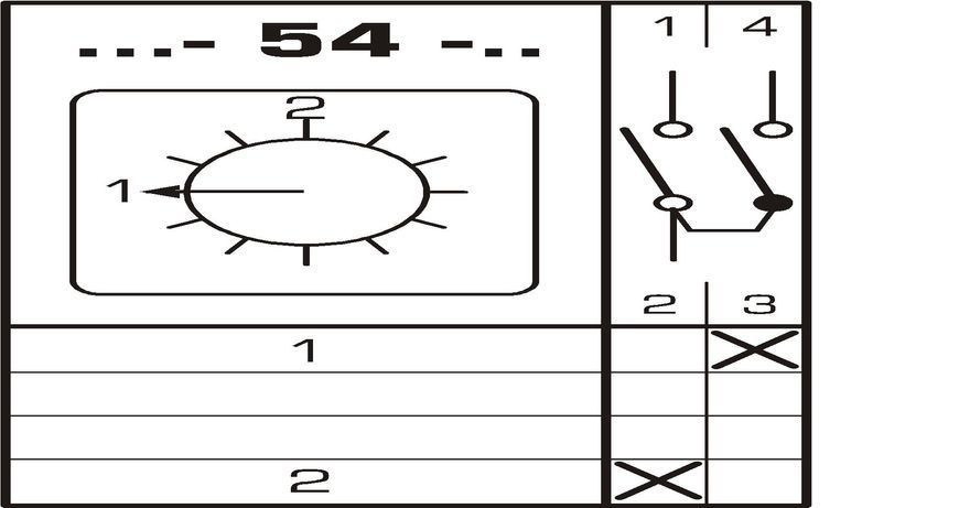 Перемикач кулачковий Apator 4G16-54UR114 Apator 4G16-54UR114 фото