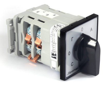 Перемикач фаз ручний +сонячна панель 0-1-2-3-4 Spamel SK-2.8892 під інвертор LK32R-2.8892S03S фото