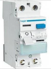 Пристрій захисного вимкнення Hager, CF241J, 40А 2п 300мА, AC CF241J фото