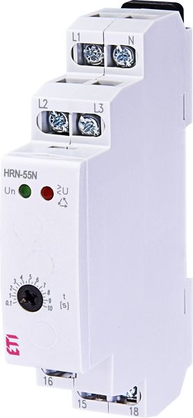 Реле контролю послед. и обриву фаз ETI HRN-55N 3×400/230V AC (8А) з нейтраллю 2471432 2471432 фото