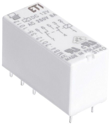 Промежуточное реле (миниатюрное) ETI MER2-005DC 2p 5V DC (8А) 2473030 2473030 фото