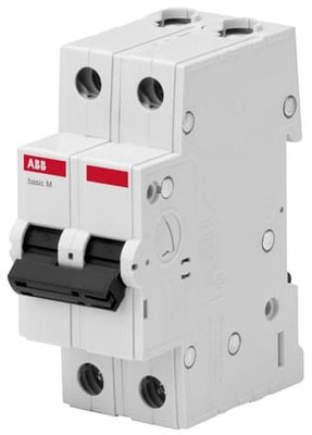Автоматичний вимикач (Автомат) ABB BASIC M 2Р 10А 4,5kA ABB 2CDS642041R0104 фото
