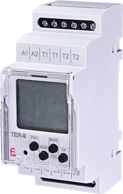 Цифровий термостат з таймером ETI TER-9 (-40...+110 °C) 230V AC (2×16А) 2471824 2471824 фото