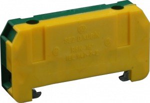 Клемна колодка заземляюча на DIN SEZ RSN2,5 жовто-Зелений RSN 2,5 фото