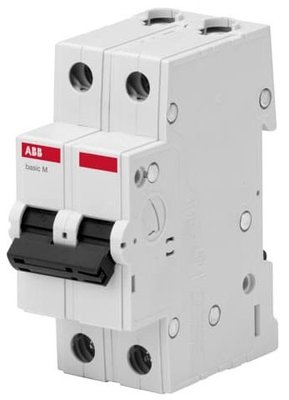 Автоматичний вимикач (Автомат) ABB BASIC M 2Р 20А 4,5kA ABB 2CDS642041R0204 фото