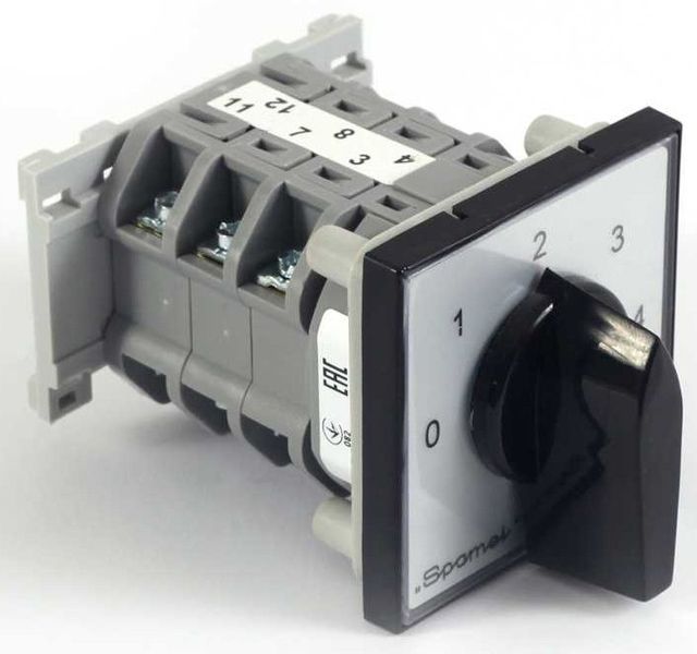 Ручной + Автоматический переключатель фаз 0-1-2-3-4 32A LK32-3.8599SS03 фото